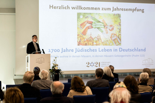 Begrüßung im Großen Saal der Akademie (Foto: © Mike Siepmann)