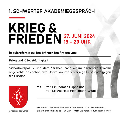 Erstes Schwerter Akademiegespräch