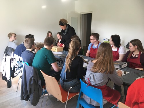 Schülerkunstworkshop (Foto: S. Lieb)