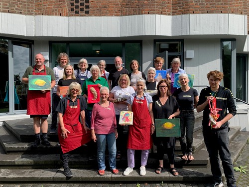 Sommerkunstakademie 2023, Gruppenfoto (alle Fotos: KAS)