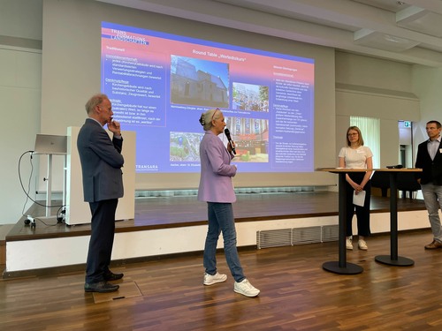 Round Table WERTE mit (v.l.n.r.) Prof. em. Dr. Albert Gerhards, Prof. Dr. Stefanie Lieb, Susanne Hanika, M.A., Prof. Dr. Sven Bienert